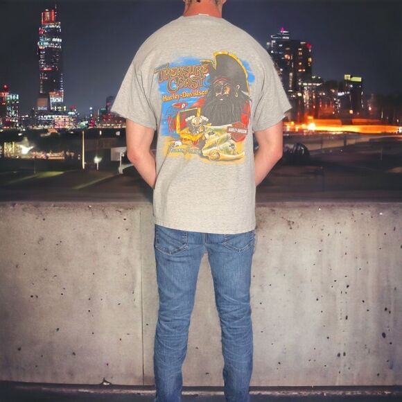 Treasure Coast Harley Davidson Tee - Picture 1 of 2
